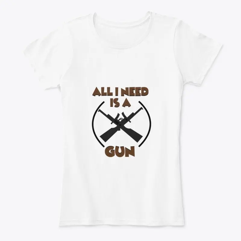 Gun T-Shirt Design