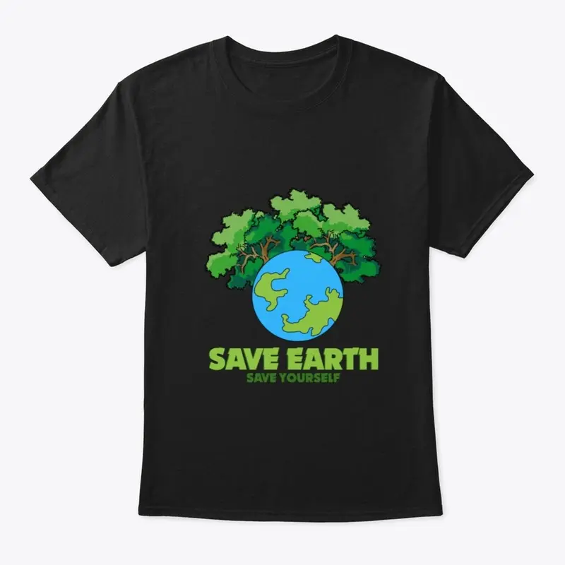 Save Earth T-Shirt Design