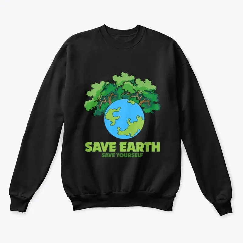 Save Earth Hoodie Design