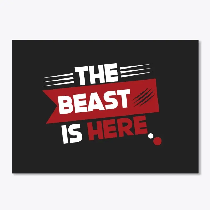 "Beast" Sticker Design