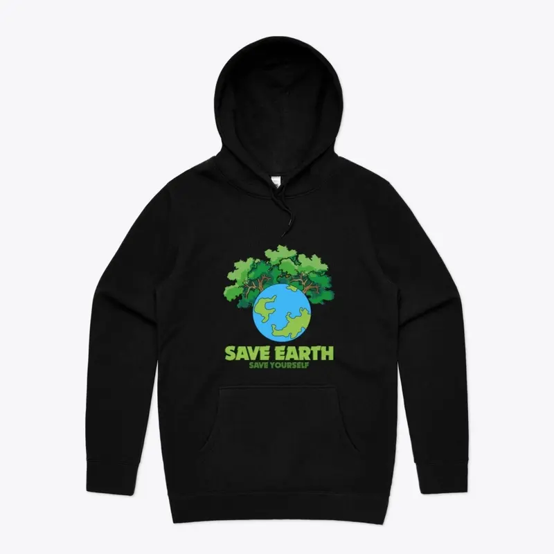 Save Earth Hoodie Design